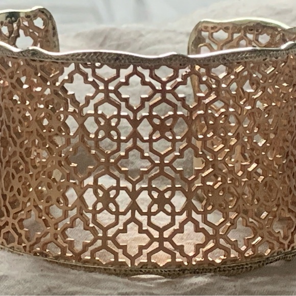 Kendra Scott Rose Gold and Gold Cuff Bracelet-RARE - Picture 2 of 5